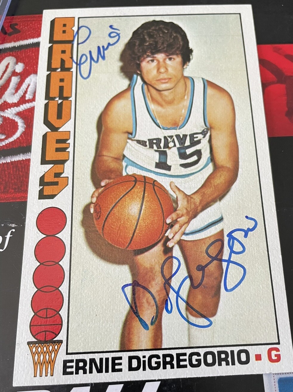 Ernie DiGregorio 1976-1977 Topps  Signed Autograph AUTO TRI STAR ROY