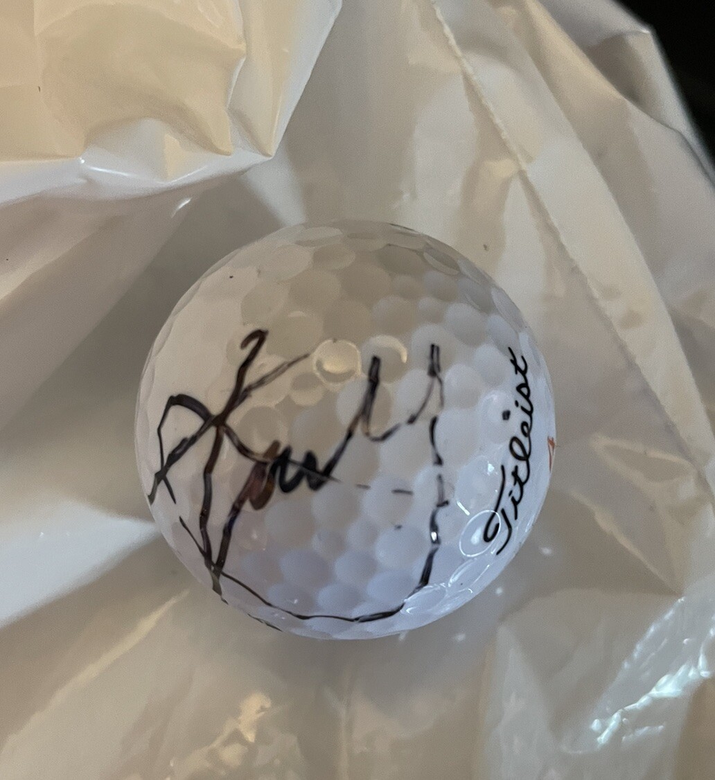 2024 MASTERS XANDER SCHAUFFELE SIGNED AUTOGRAPHED MASTERS GOLF BALL JSA COA
