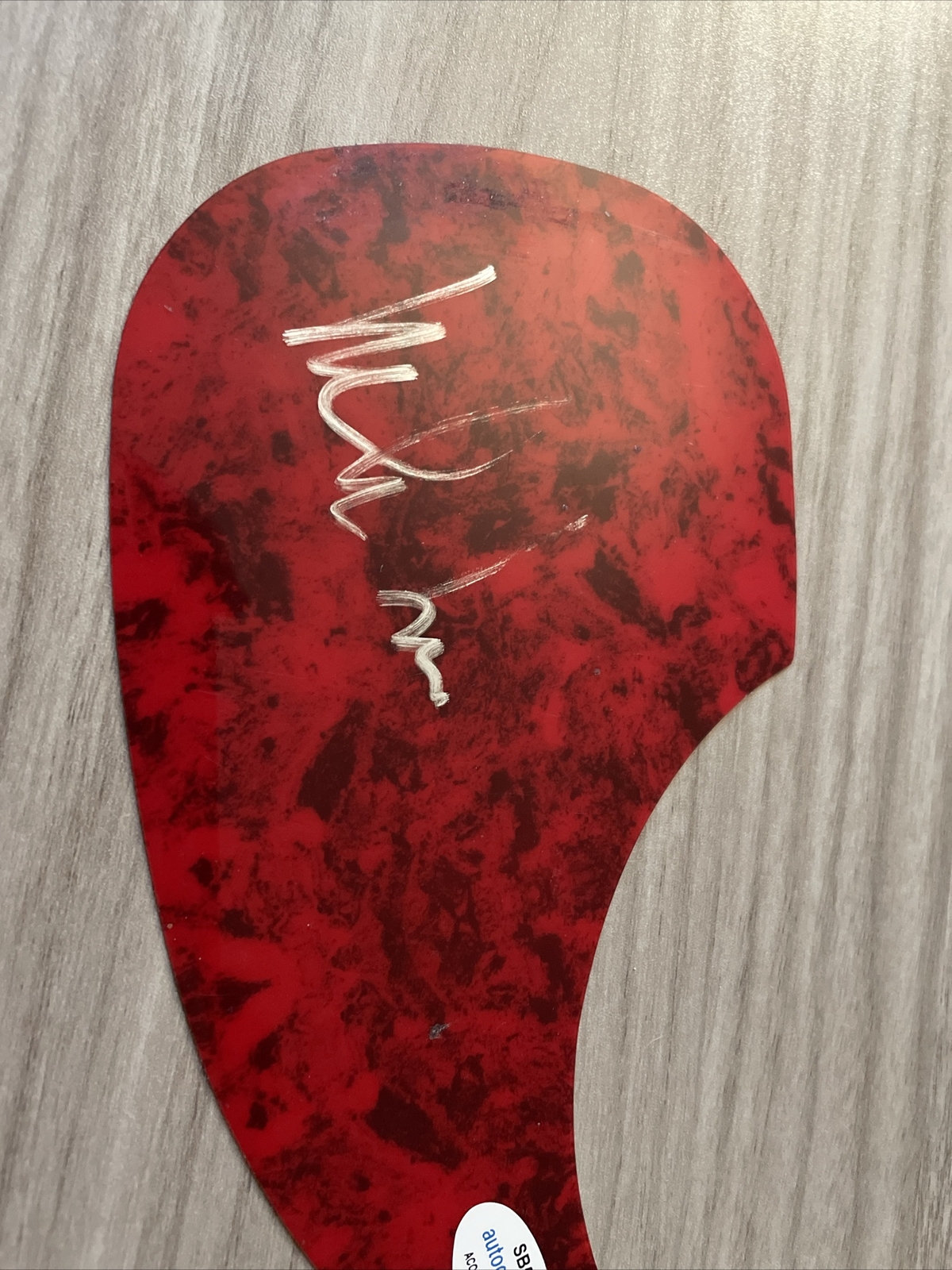 DOOBIE BROTHERS MICHAEL MCDONALD SIGNED AUTOGRAPHED PICKGUARD ACOA CERTIFIED