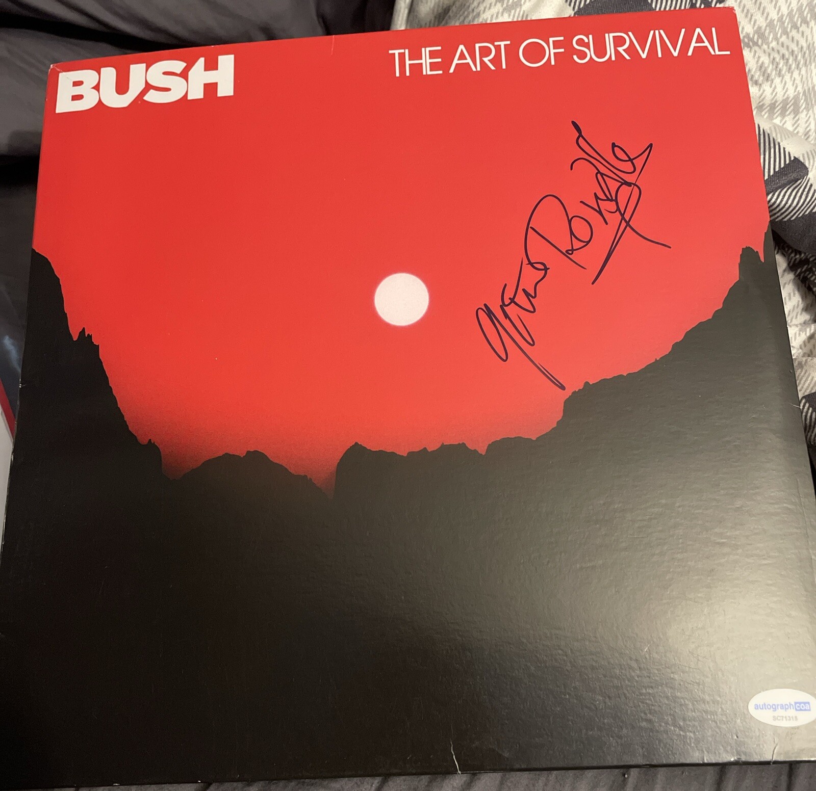 Bush Gavin Rossdale Signed Art of Survival LP Autograph ACOA COA AUTOGRAPH