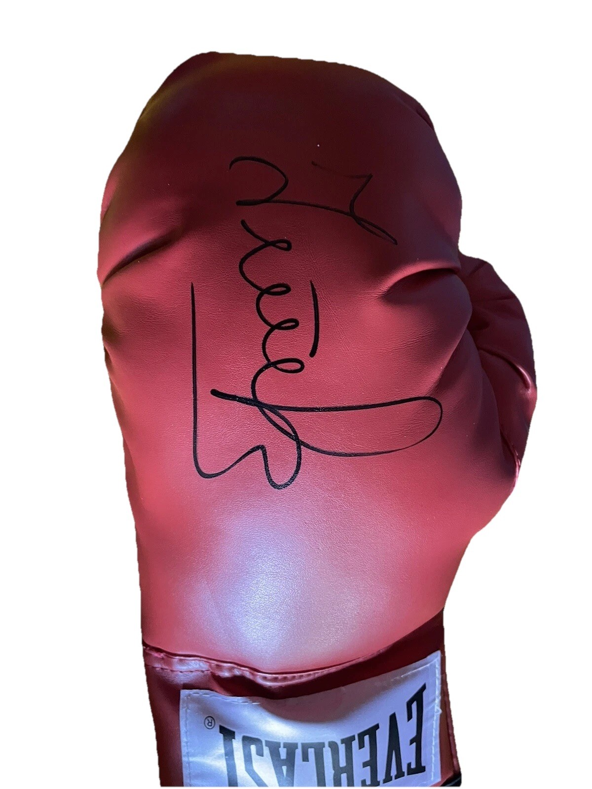 BAKHODIR JALOLOV  AUTOGRAPH RED EVERLAST BOXING GLOVE JSA COA HEAVYWEIGHT