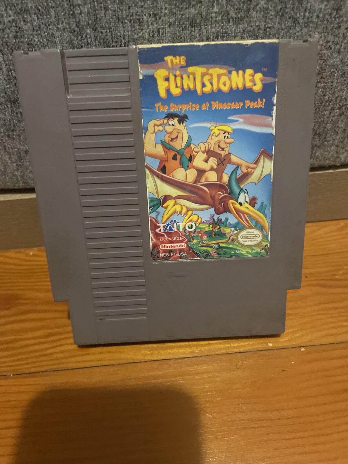 The Flintstones: The Surprise at Dinosaur Peak Nintendo NES NTSC 100% Authentic!