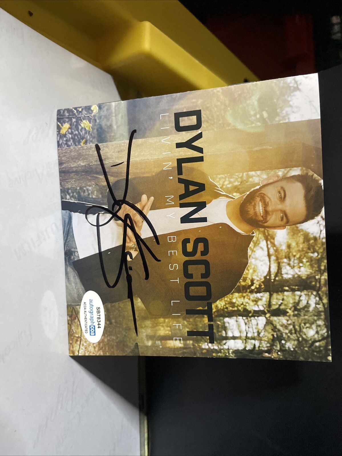 DYLAN SCOTT Signed CD Livin' My Best Life Autographed ACOA CERTIFIED COUNTRY ST