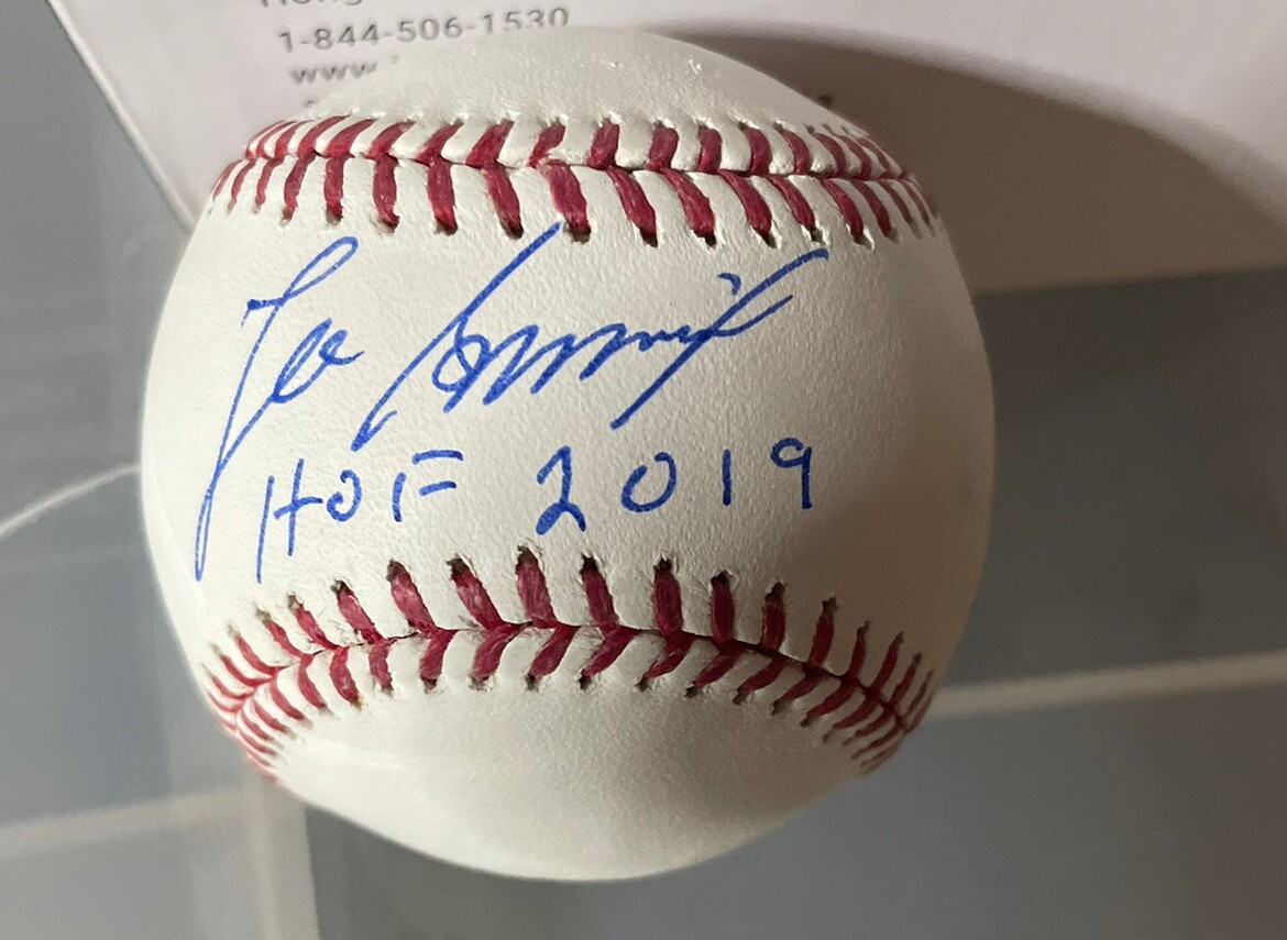 Lee Smith Signed OMLB Baseball HOF Inscription Autographed Cubs Red Sox JSA COA