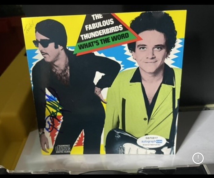 KIM WILSON FABULOUS THUNDERBIRDS SIGNED AUTOGRAPH CD ACOA COA What’s The Word