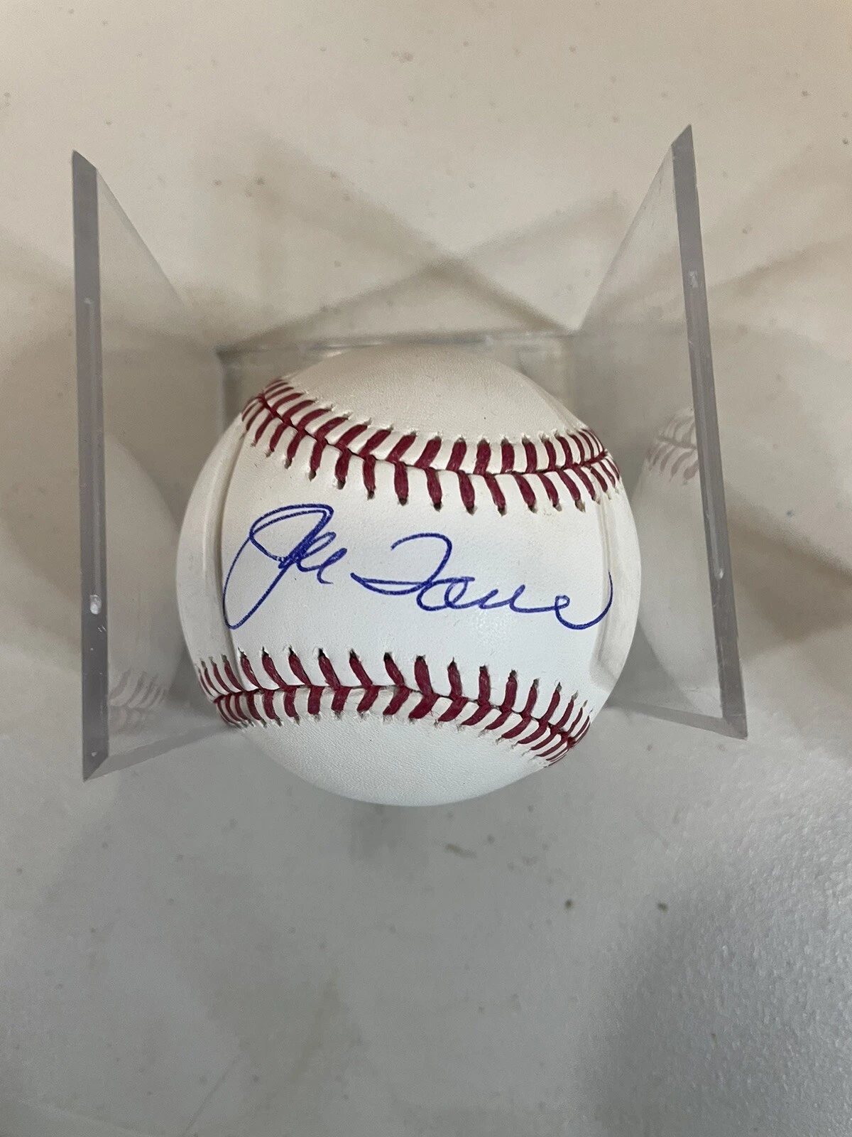Joe Torre Autographed Rawlings ROMLB BASEBALL NEW YORK YANKEES HOF Signed JSA