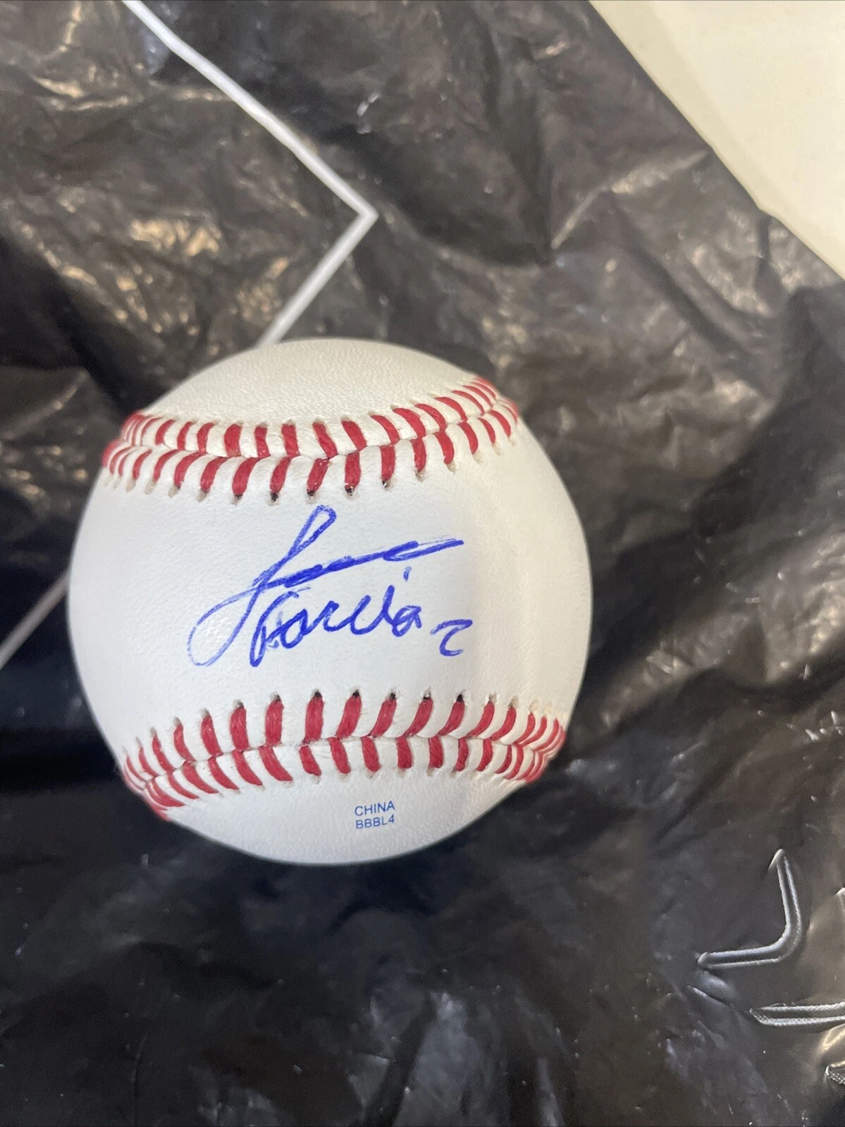 WASHINGTON NATIONALS LUIS GARCIA SIGNED AUTOGRAPHED BALL COA