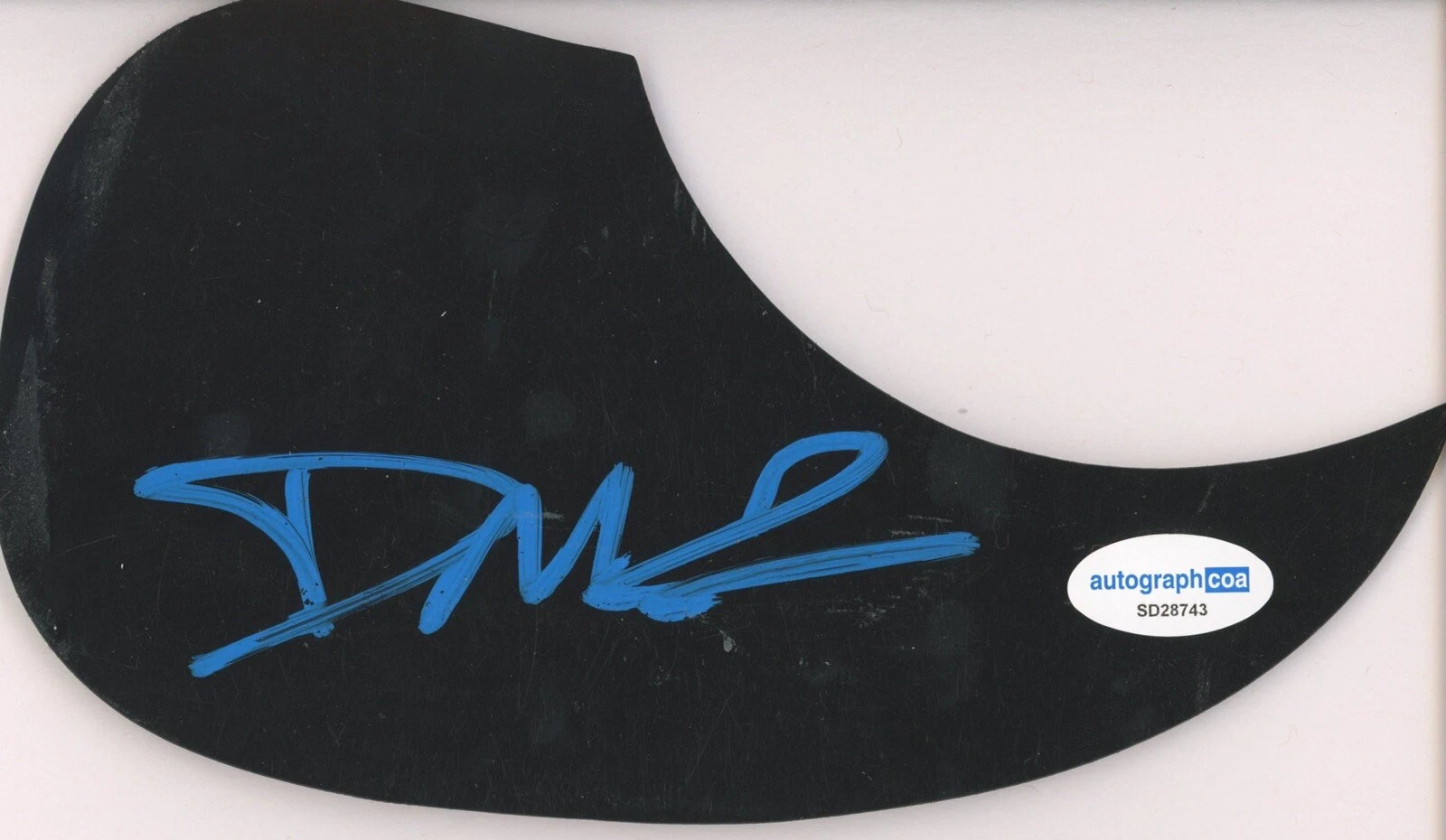 Autographed Darryl McDaniels DMC Signed Pick Guard ACOA COA