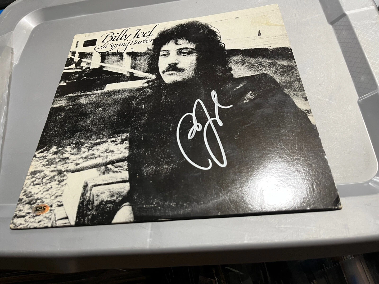 BILLY JOEL SIGNED COLD SPRING HARBOR VINYL LP RECORD CAS COA AUTOGRAPH PIANO MAN