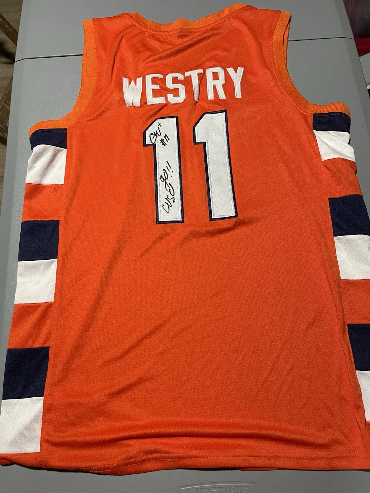 SYRACUSE ORANGE- CHANCE WESTRY SIGNED AUTOGRAPH JERSEY COA CUSE 🏀 GO SU
