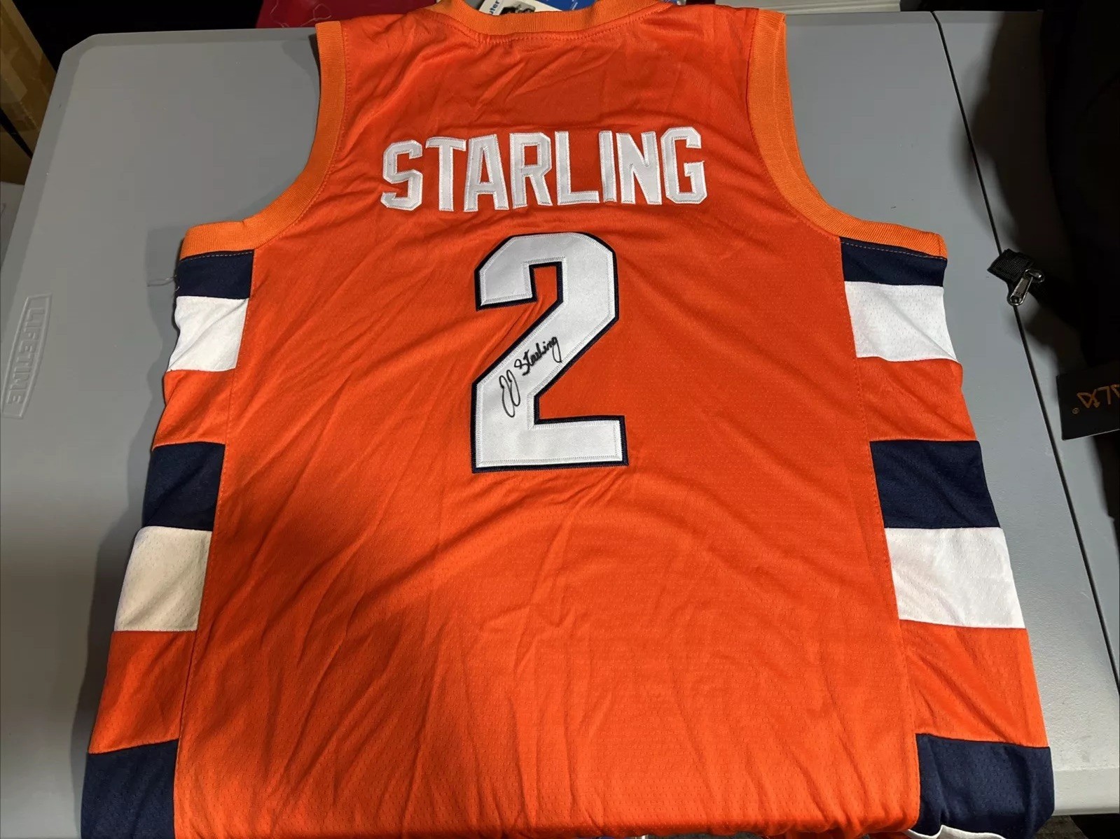 SYRACUSE ORANGE JJ STARLING SIGNED AUTOGRAPHED JERSEY ACOA CUSE STAR