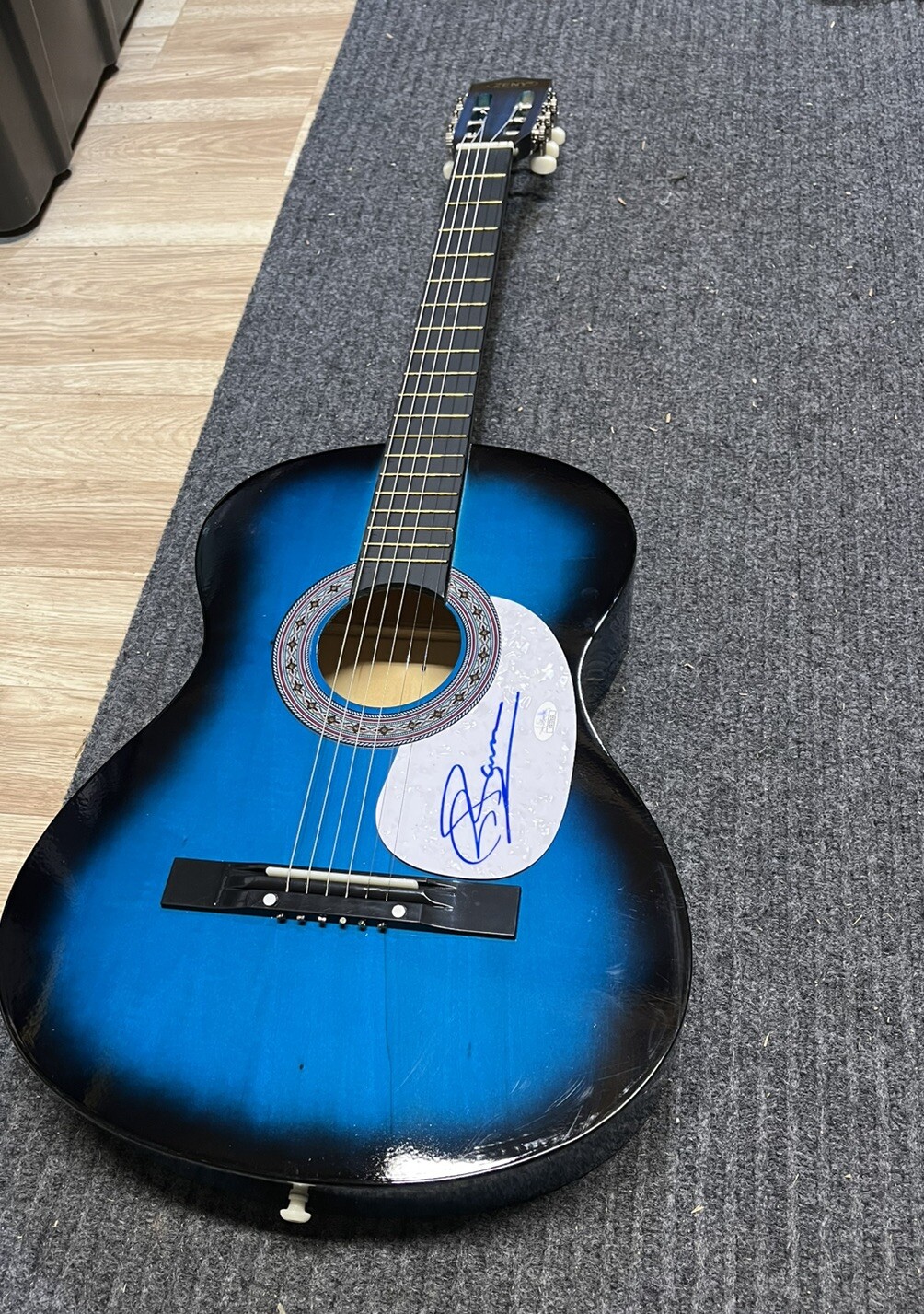 WHISPERING BILL ANDERSON SIGNED AUTOGRAPH FULL ACOUSTIC GUITAR JSA COUNTRY STAR