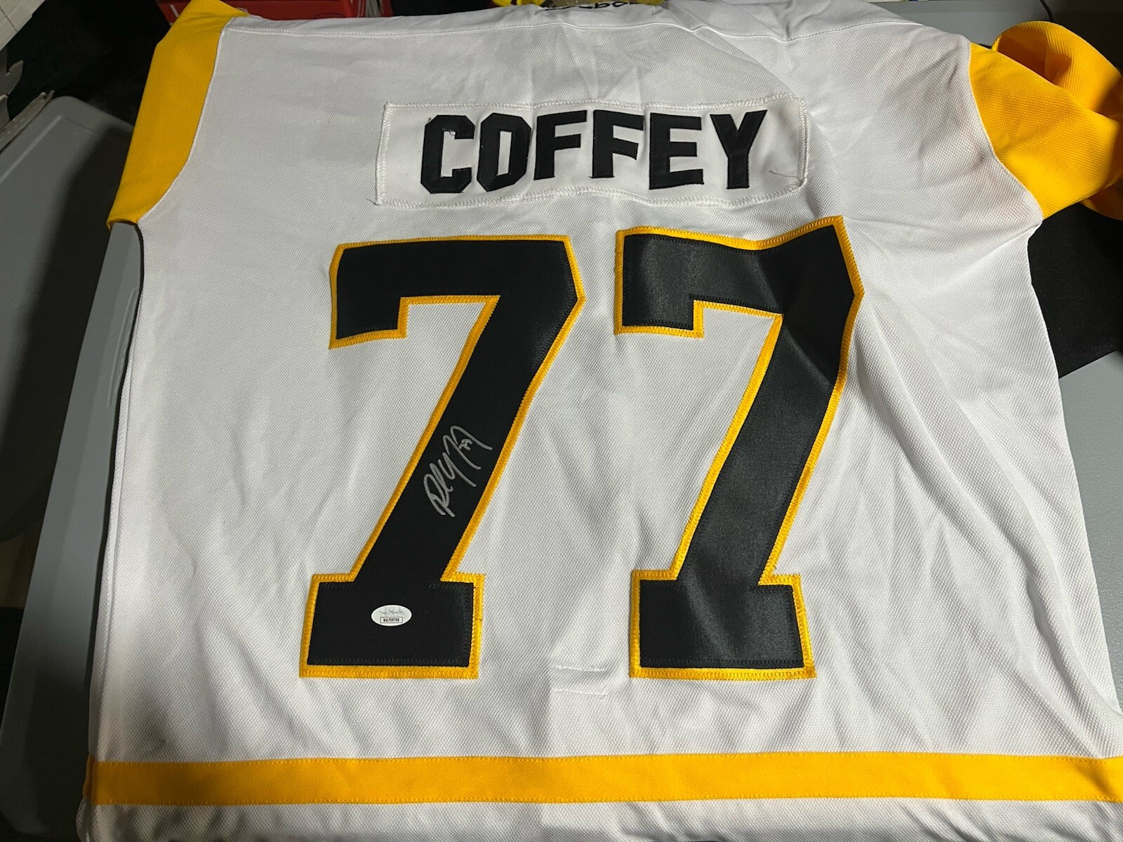 Paul Coffey Signed Pittsburgh Penguins Jersey (JSA COA) NHL HOF 2004/ Defenseman