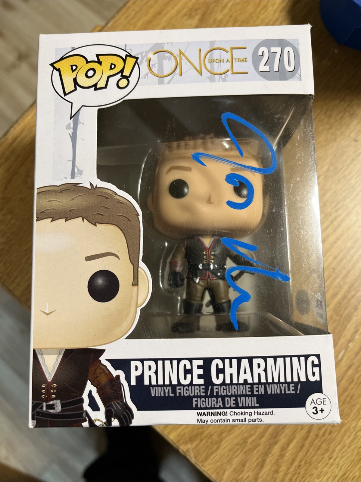 Josh Dallas ‘Once Upon A Time’ Signed Autograph Funko Pop ‘Prince Charming’ ACOA
