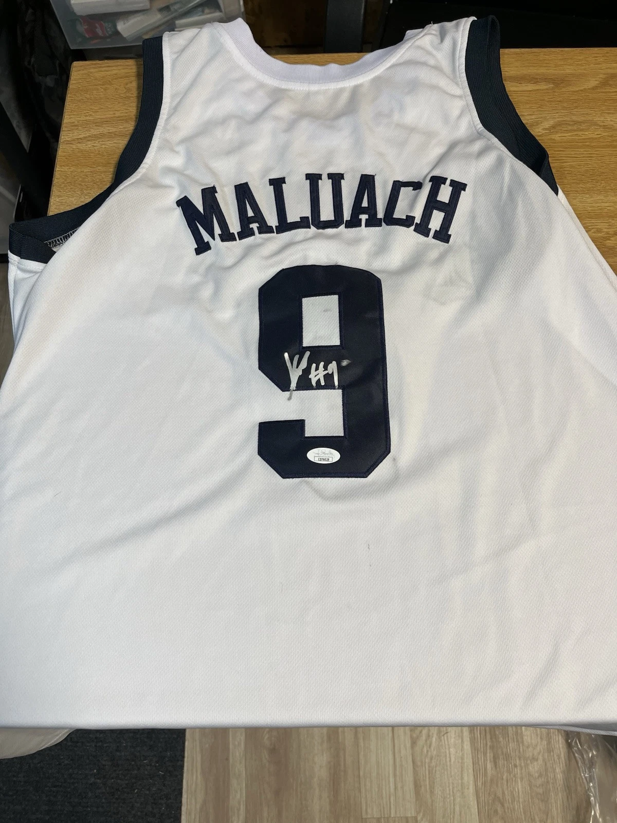 DUKE BLUE DEVILS-KHAMAN MALUACH SIGNED AUTOGRAPHED JERSEY JSA COA