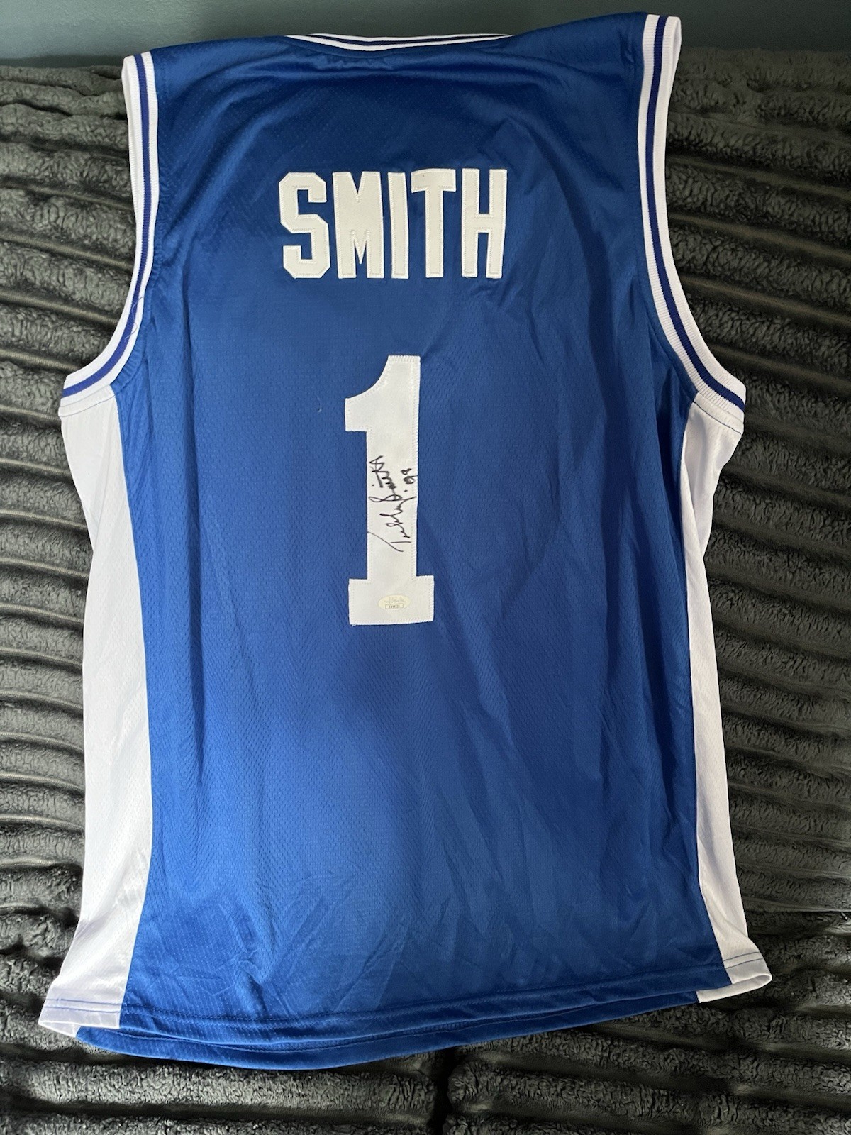 KENTUCKY WILDCATS- TUBBY SMITH SIGNED AUTOGRAPHED JERSEY 1998 NCAA CHAMP JSA COA