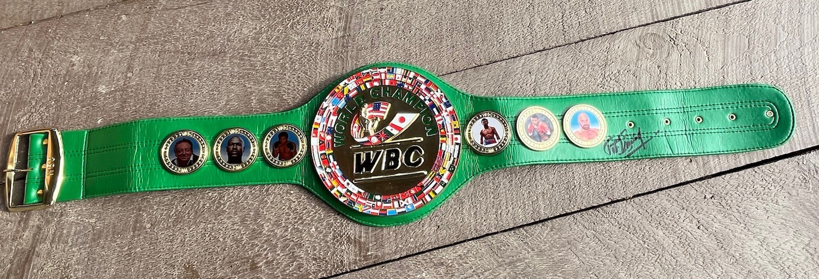 HOF BOXER FELIX TRINIDAD SIGNED AUTOGRAPHED WBC BELT JSA COA RARE