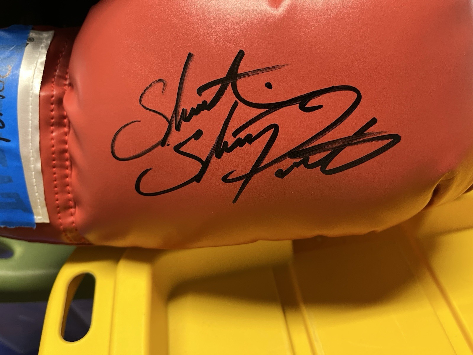 SHOWTIME SHAWN PORTER SIGNED AUTOGRAPHED BOXING GLOVE JSA CERTIFIED CHAMPION