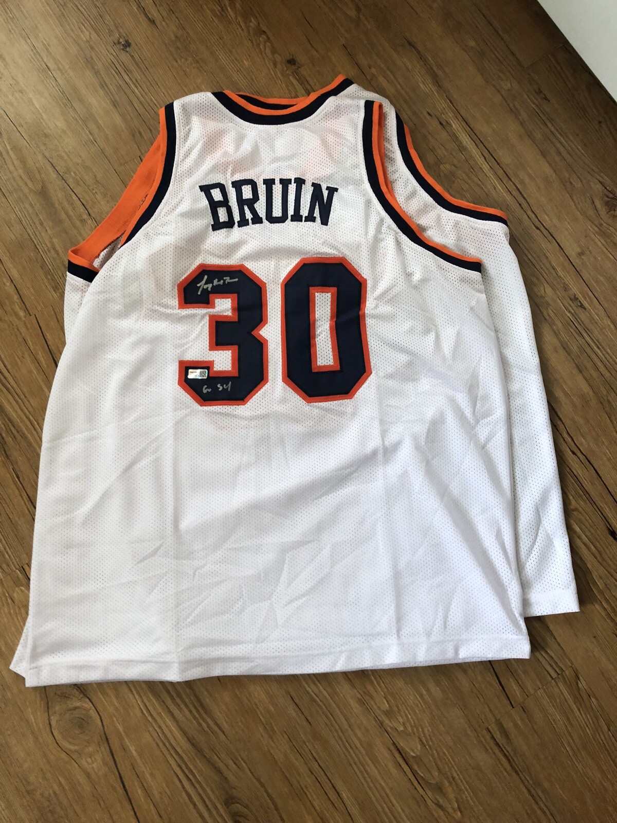 Syracuse Basketball-Tony Red Bruin signed autographed jersey tri star certified
