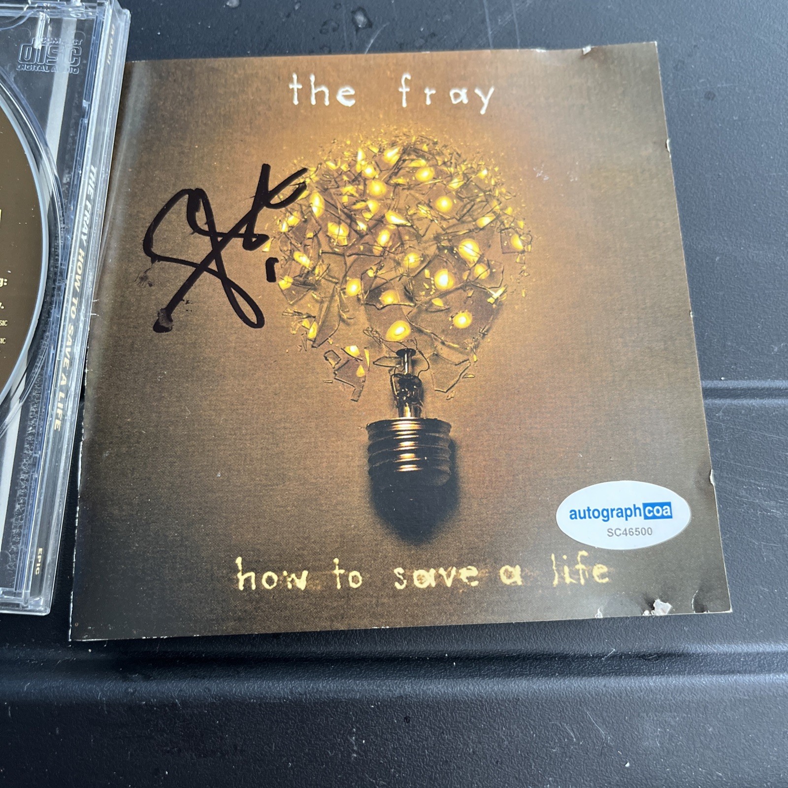 THE FRAY HOW TO SAVE A LIFE  BEN WYSOCKI SIGNED AUTO ACOA CERTIFIED