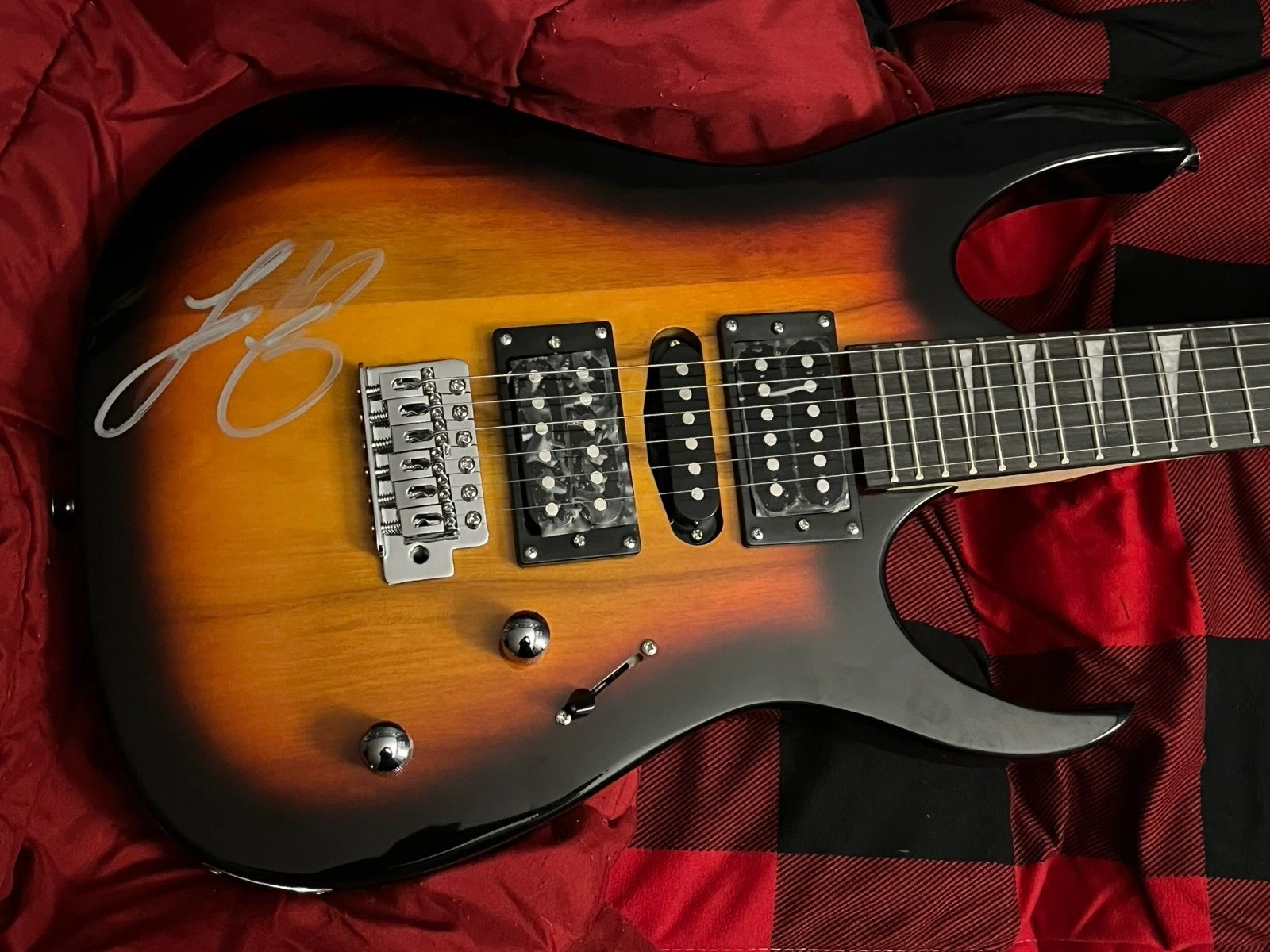 Luke Bryan Signed Autograph Electric Guitar Country Music Star ACOA LOA RARE