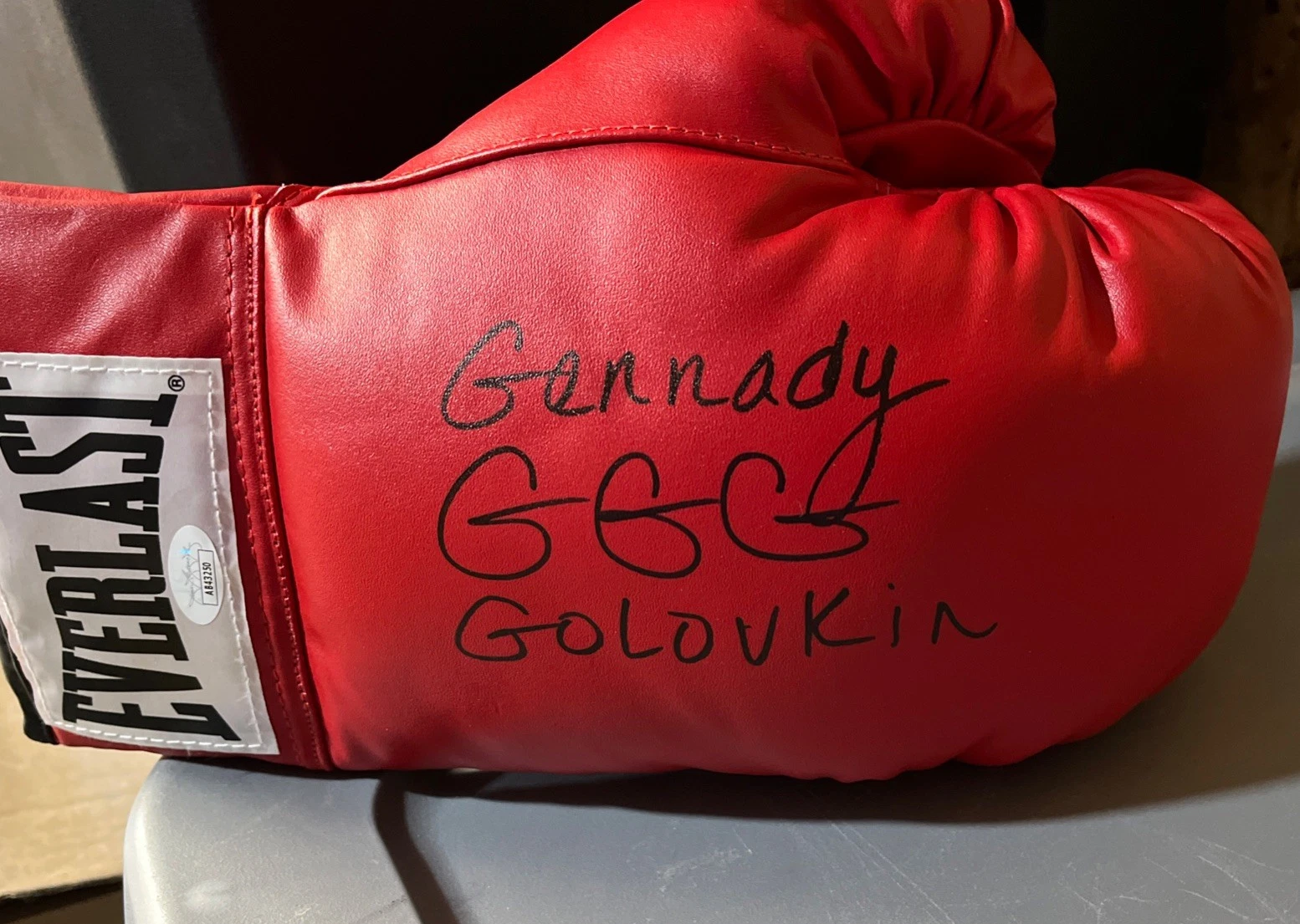 Gennady Golovkin Signed Everlast Boxing Glove Inscribed 