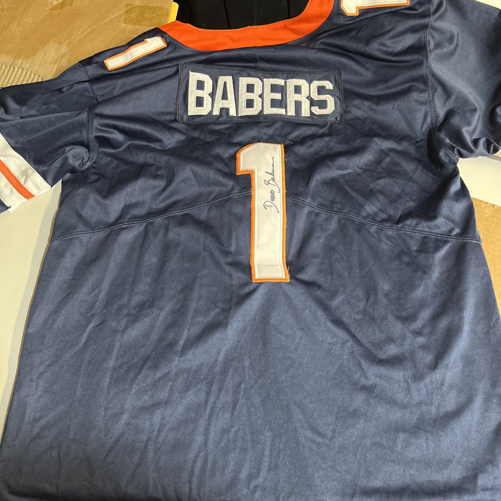 SYRACUSE ORANGE-DINO BABERS SIGNED AUTOGRAPHED JERSEY ACOA LOA HEAD COACH