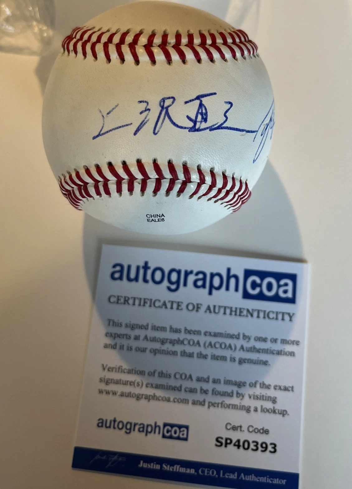 BOSTON RED SOX- NAOYUKI UWASAWA SIGNED AUTOGRAPH KANJI BASEBALL ROMLB BALL COA