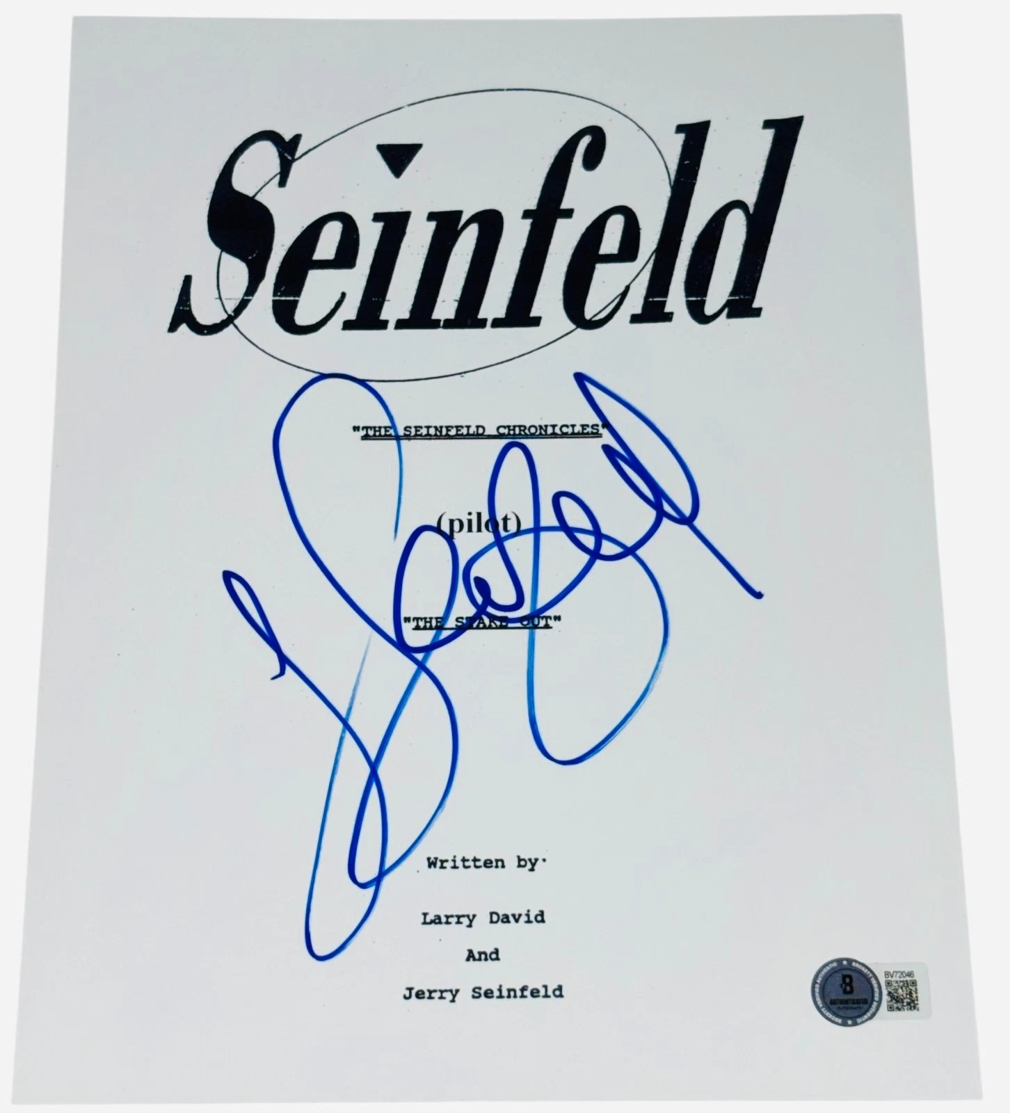 Jerry Seinfeld Signed Autograph Seinfeld 