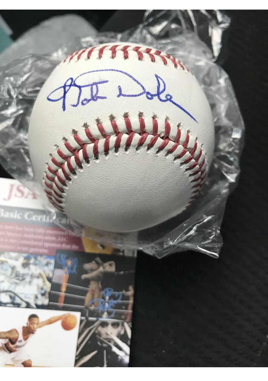 BOB DOLE SIGNED BASEBALL GEORGE BUSH US REPRESENTATIVE AUTOGRAPH JSA COA