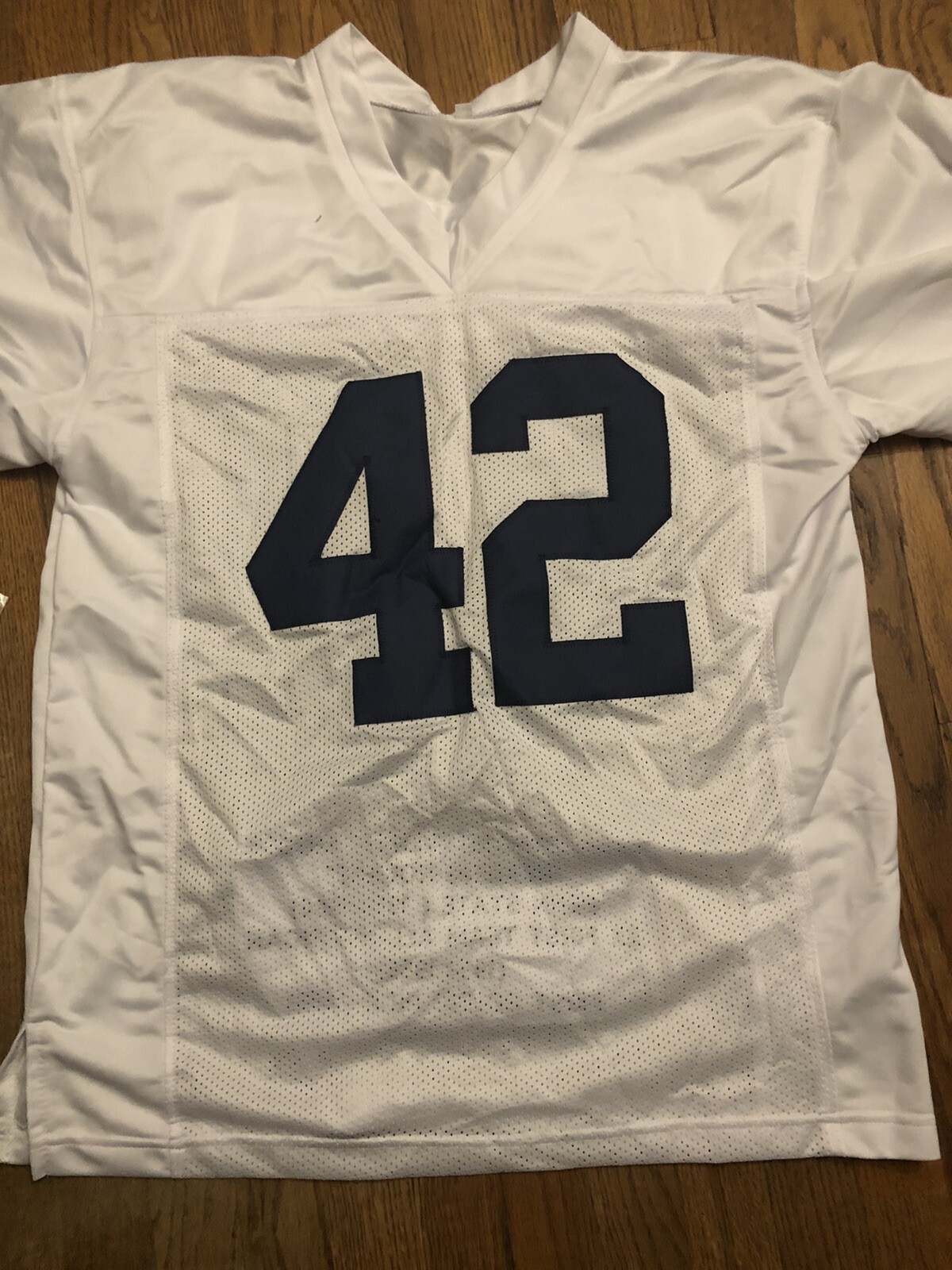 Lenny Moore Penn State  Nittany Lions signed auto Stat custom jersey JSA WITN