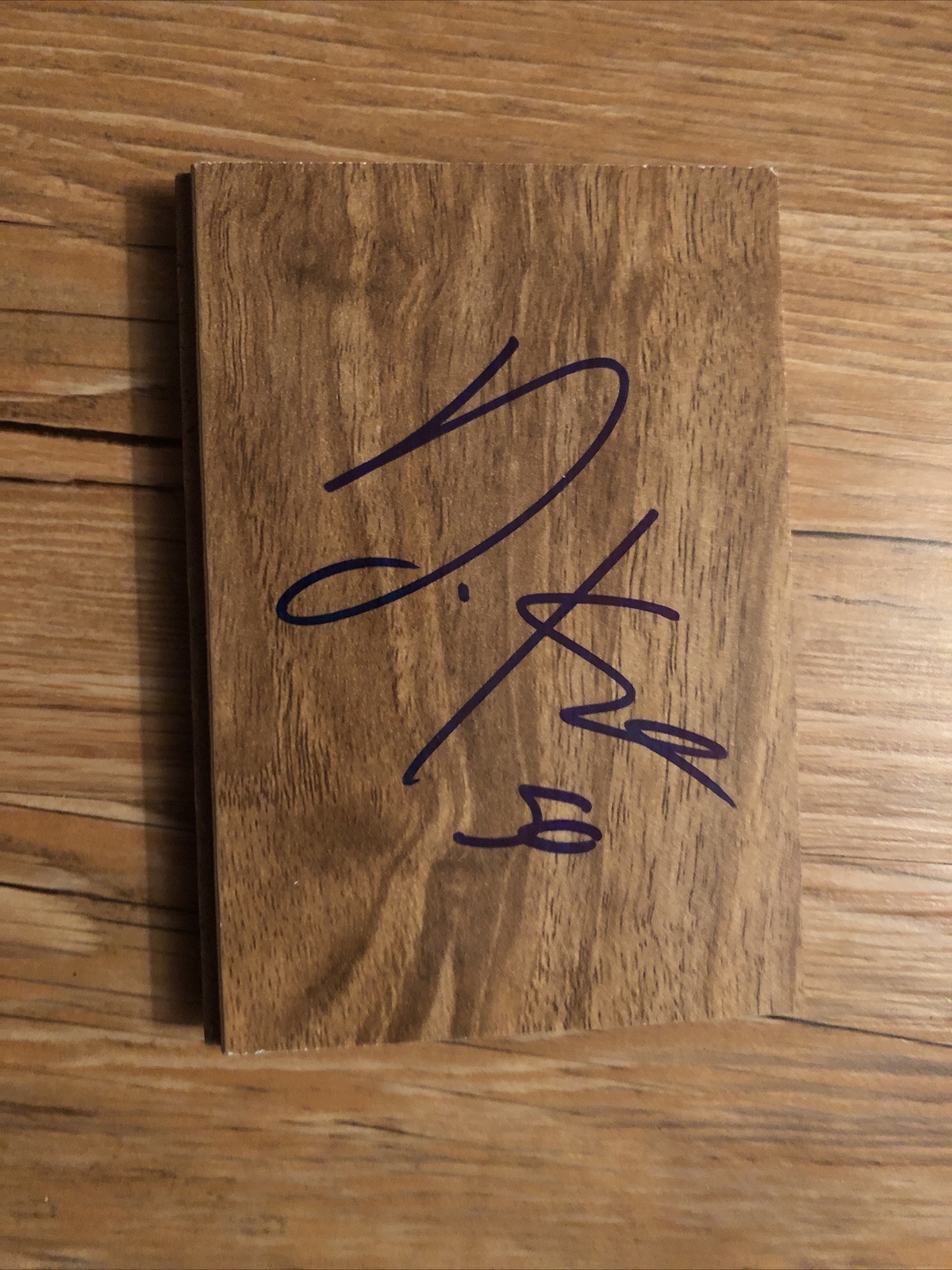 DEANDRE KANE SIGNED AUTOGRAPH FLOOR BOARD IOWA STATE