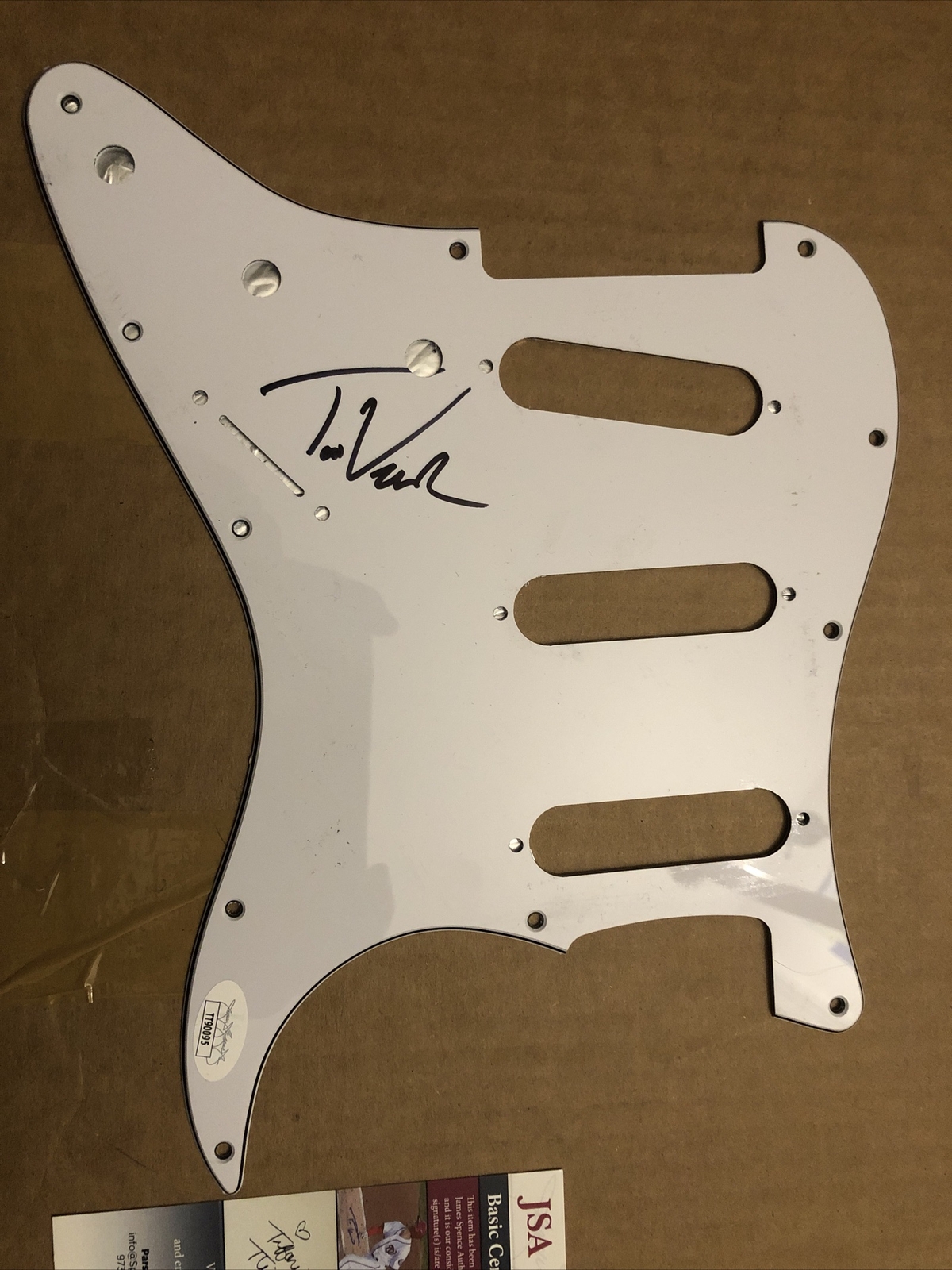 TV A.O.K & Drugs Star * TAI VERDES * Signed Electric Guitar Guard Strat