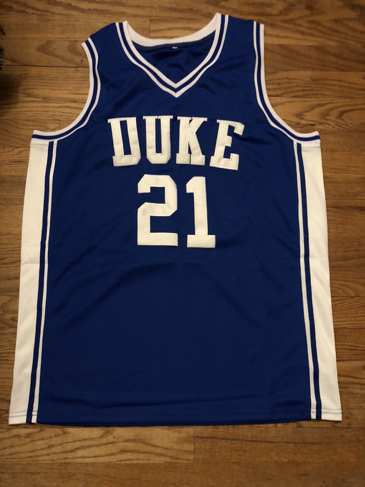 DUKE BLUE DEVILS CHRIS DUHON JERSEY CUSTOM XL