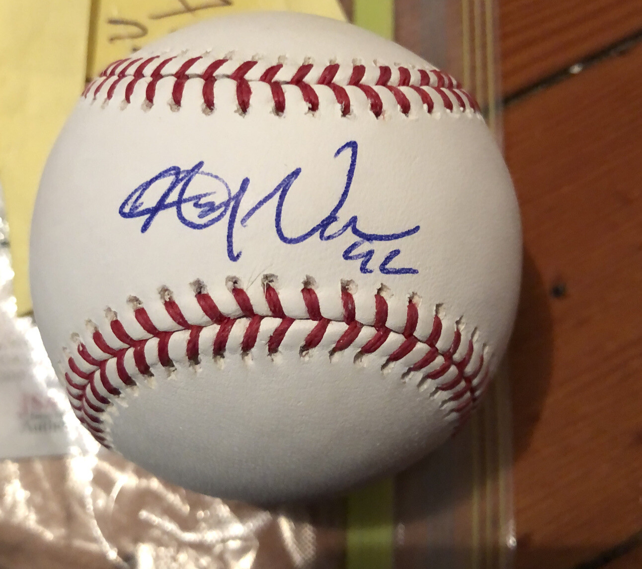 SAN FRANCISCO GIANTS ALYSSA NAKKEN SIGNED BASEBALL JSA COA AUTHENTIC AUTO MLB