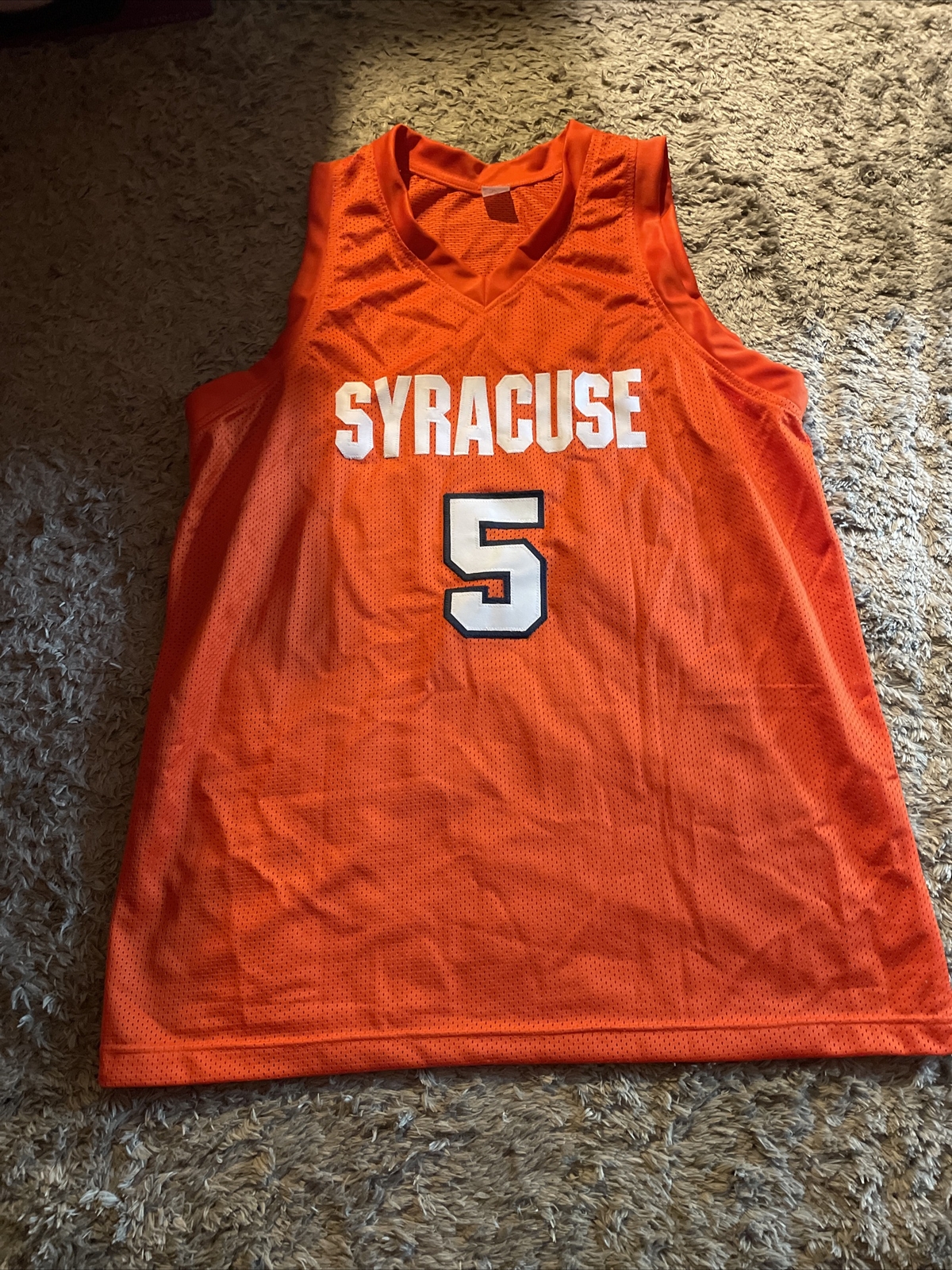 SYRACUSE ORANGE- CHRIS MCCULLOUGH SIGNED AUTO JERSEY TRI STAR COA Xl