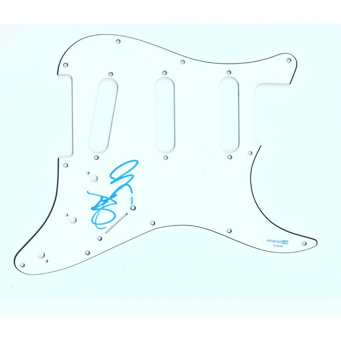 Rudy Sarzo Signed Guitar Pickguard QUIET RIOT ACOA CERTIFIED WHITESNAKE