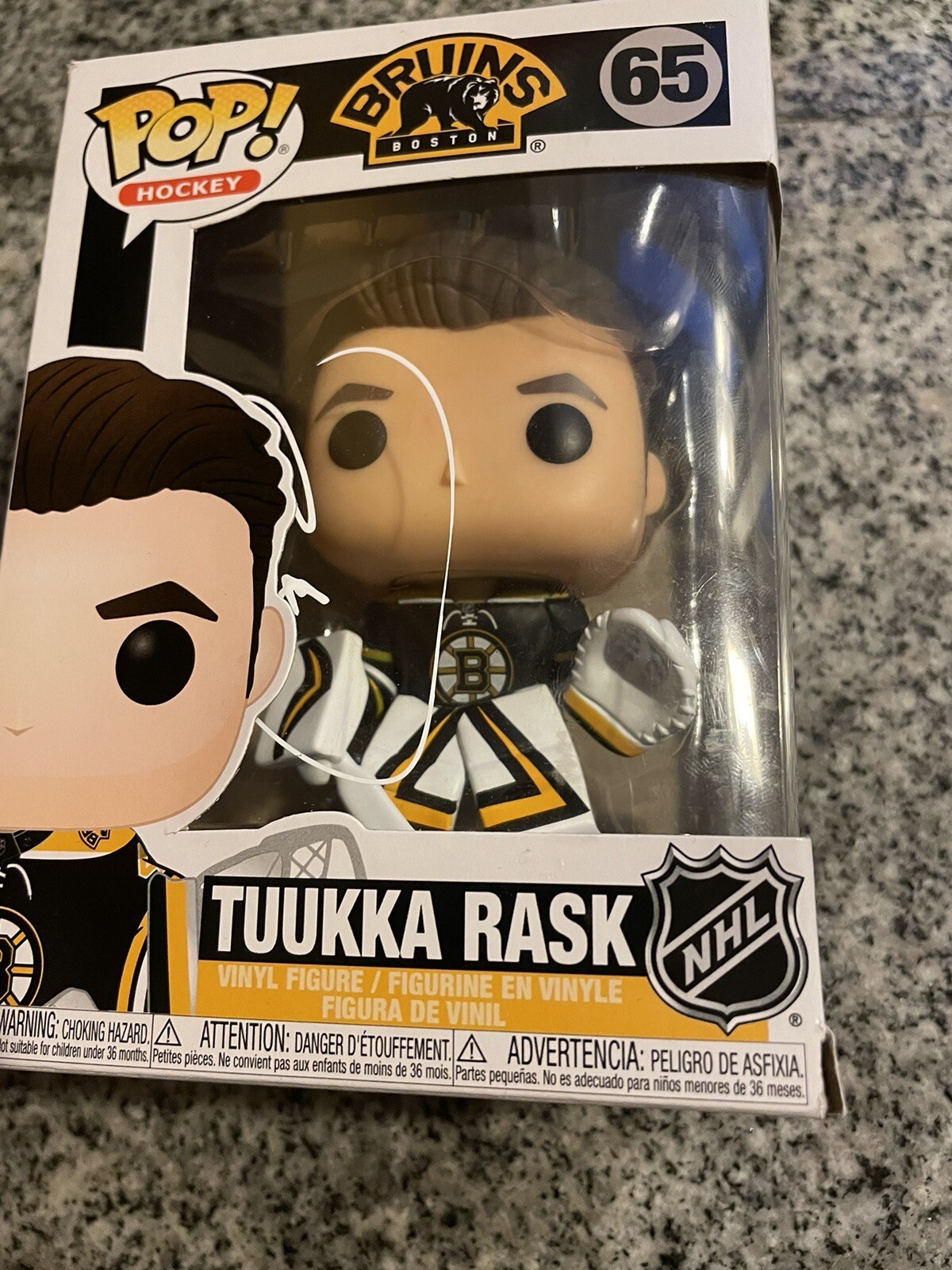 Tuukka Rask Signed Autographed Funko Pop Boston Bruins JSA COA