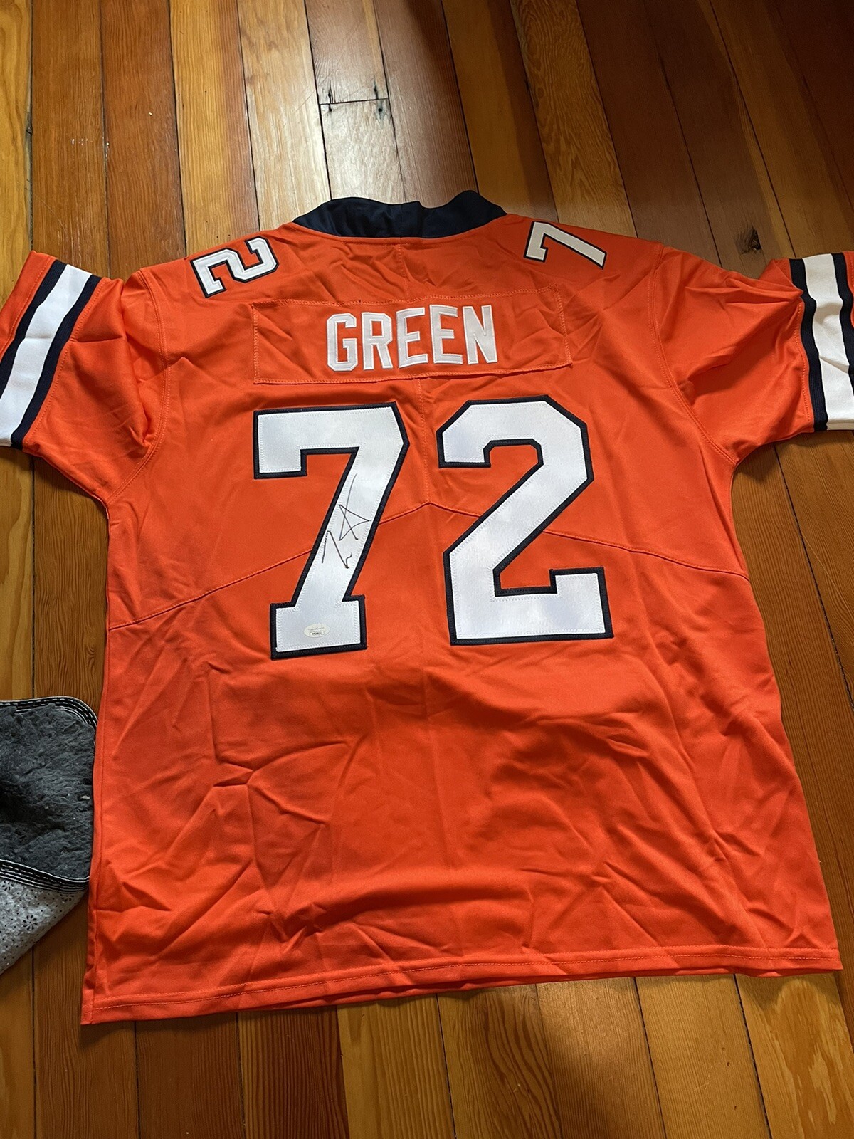 SYRACUSE ORANGE FOOTBALL TIM GREEN SIGNED JERSEY JSA CERTIFIED RARE ONLY ONE FAL