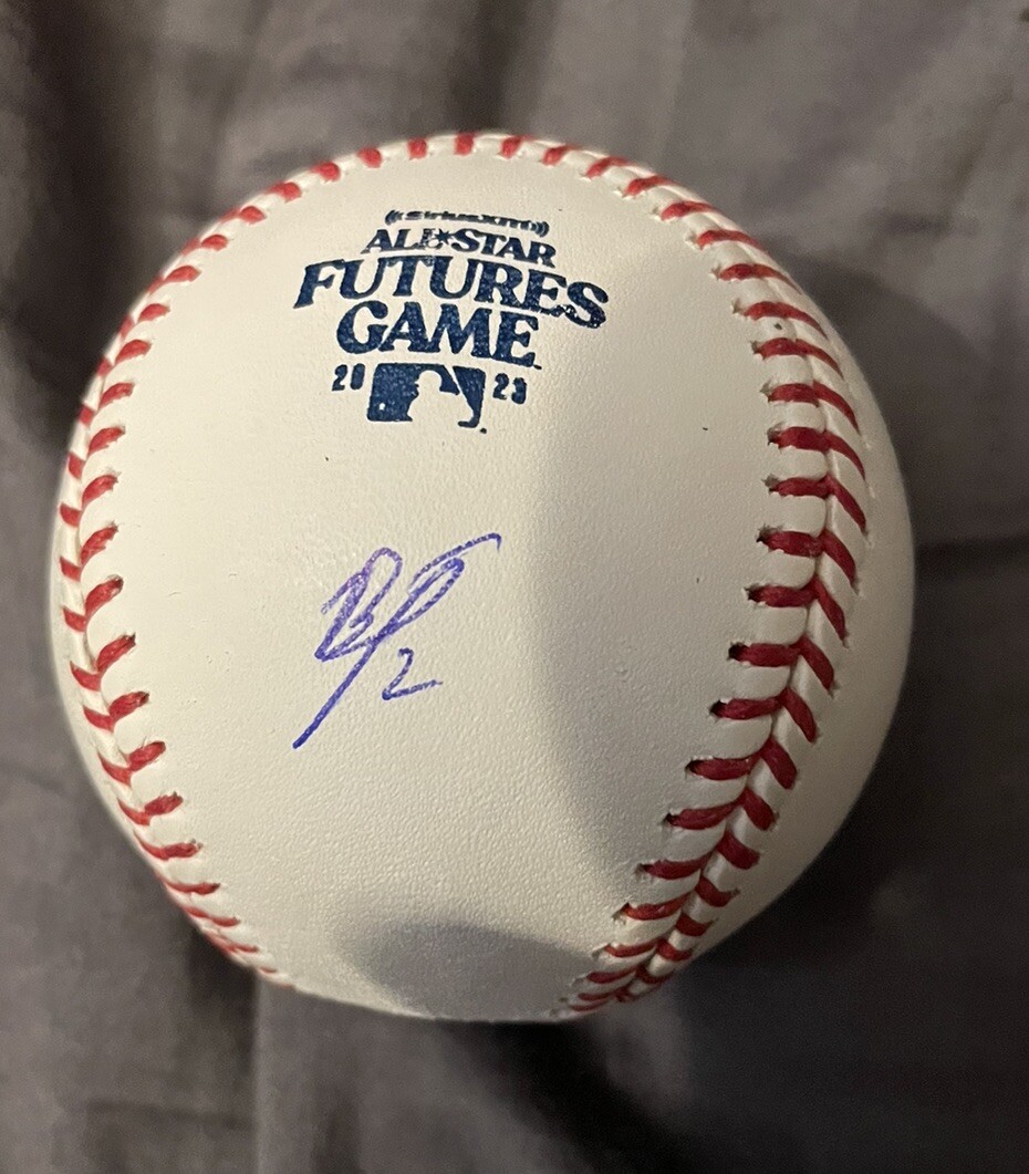 CHICAGO CUBS BJ MURRAY JR  SIGNED AUTOGRAPHED 2023 Futures Game Ball JSA COA