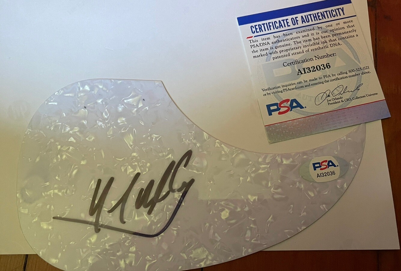 COUNTRY SINGER NEAL MCCOY SIGNED AUTOGRAPHED PICK GUARD PSA CERTIFIED NO DOUBT