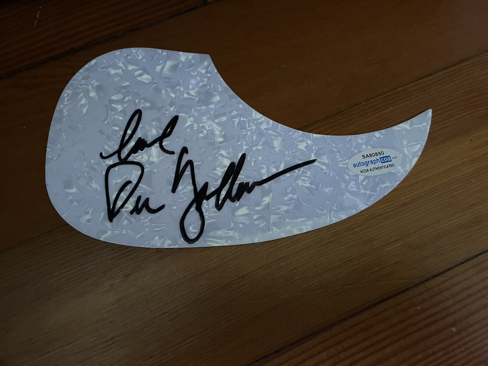 SINGER ACTRESS PIA ZADORA SIGNED AUTOGRAPHED PICKGUARD ACOA CERTIFIED