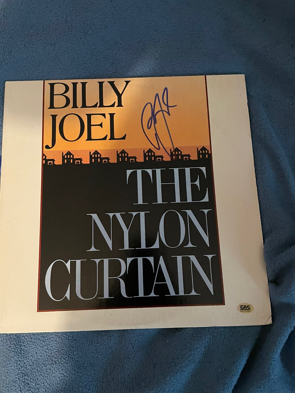 Billy Joel Signed Autograph Album Vinyl Record The Nylon Curtain w/ CAS COA