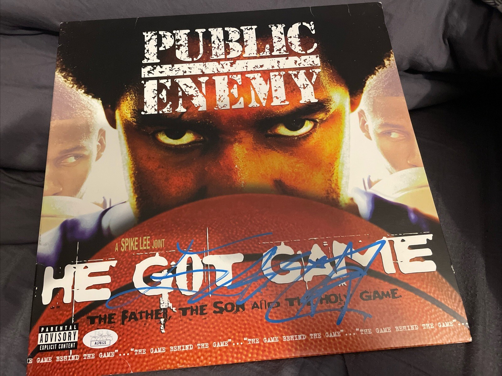 FLAVOR FLAV PUBLIC ENEMY SIGNED HE GOT GAME VINYL LP JSA COA RARE Never Played