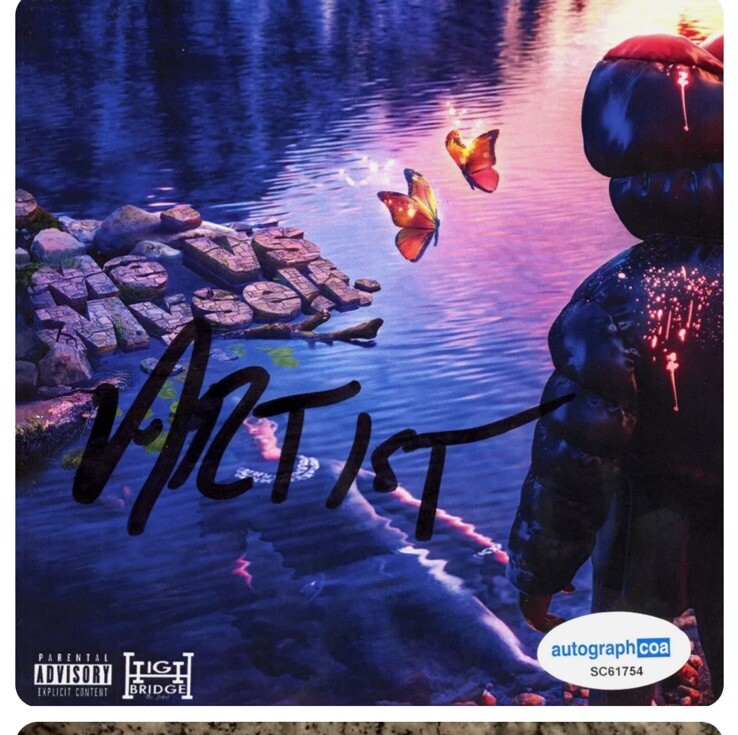 A BOOGIE WIT DA HOODIE SIGNED ME VS MYSELF CD ALBUM FRAMED AUTOGRAPH ACOA COA