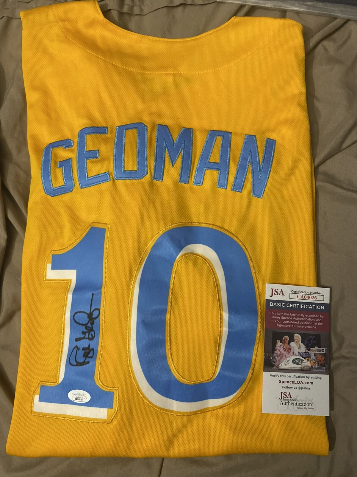 BOSTON REDSOX-RICH GEDMAN SIGNED AUTOGRAPHED JERSEY JSA COA 2x All STAR