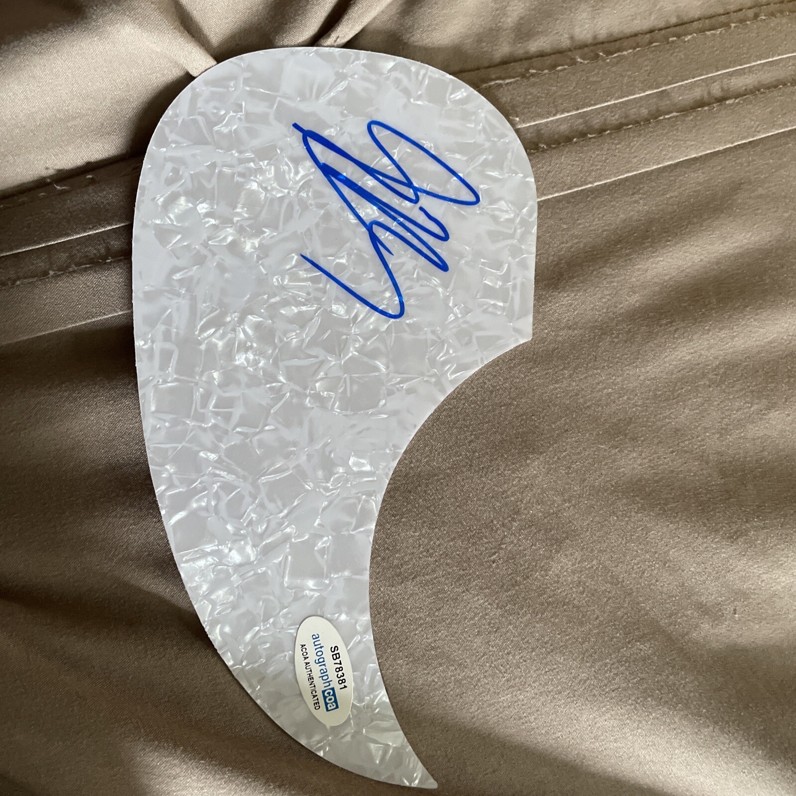 GEORGE BIRGE COUNTRY STAR SIGNED AUTOGRAPH ACOUSTIC GUITAR GUARD COWBOY ACOA