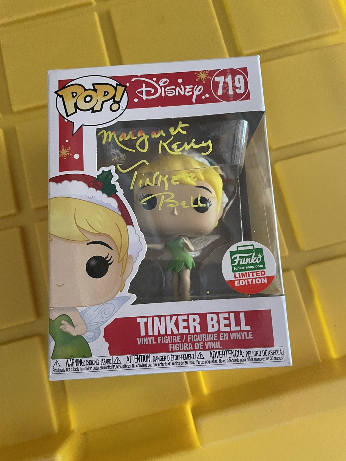 MARGARET KERRY Signed TINKER BELL Disney Funko Pop JSA AUTHENTICATED COA