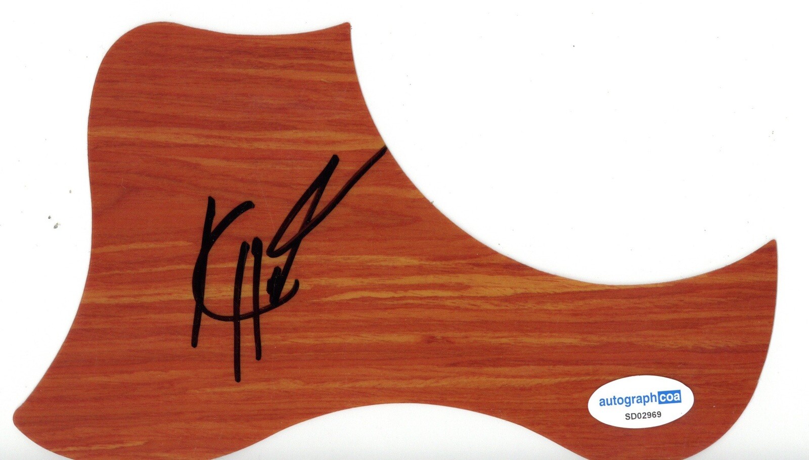 COUNTRY MUSICIAN KELSEY HART SIGNED AUTOGRAPHED PICKGUARD ACOA CERTIFIED