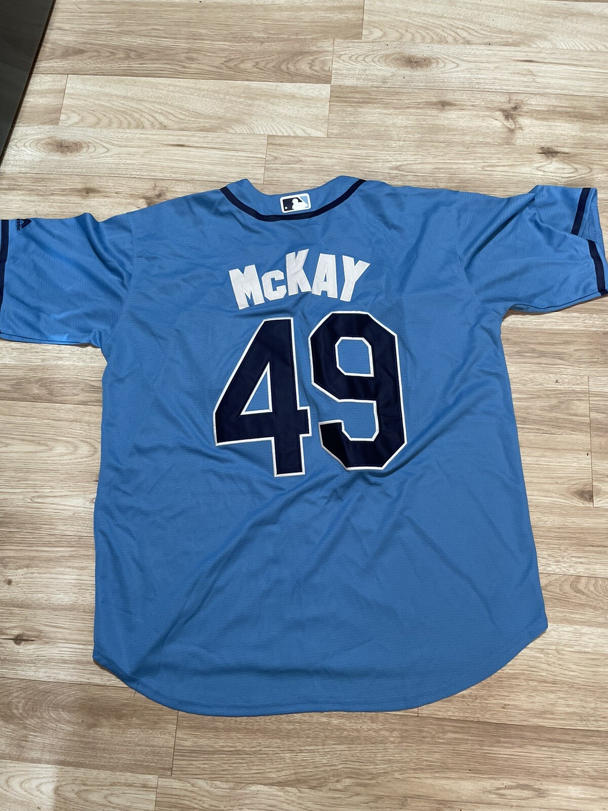 TAMPA BAY DEVIL RAYS BRENDAN MCKAY JERSEY Size XL